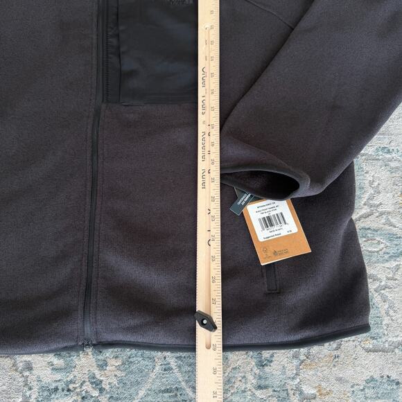 The North Face Big Front Range Fleece Jacket Mens 3X Black Heather Full Zip - Picture 8 of 9